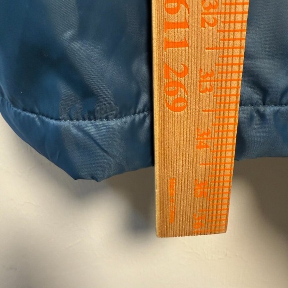 Totes Three Season Full-Zip Rain Coat Jacket Size L Blue Navy Hooded LONG Zip Up - Picture 12 of 14